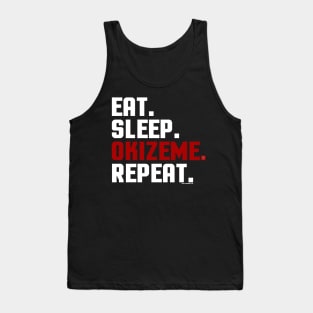 Okizeme by Eye Voodoo - Eat Sleep Repeat Tank Top